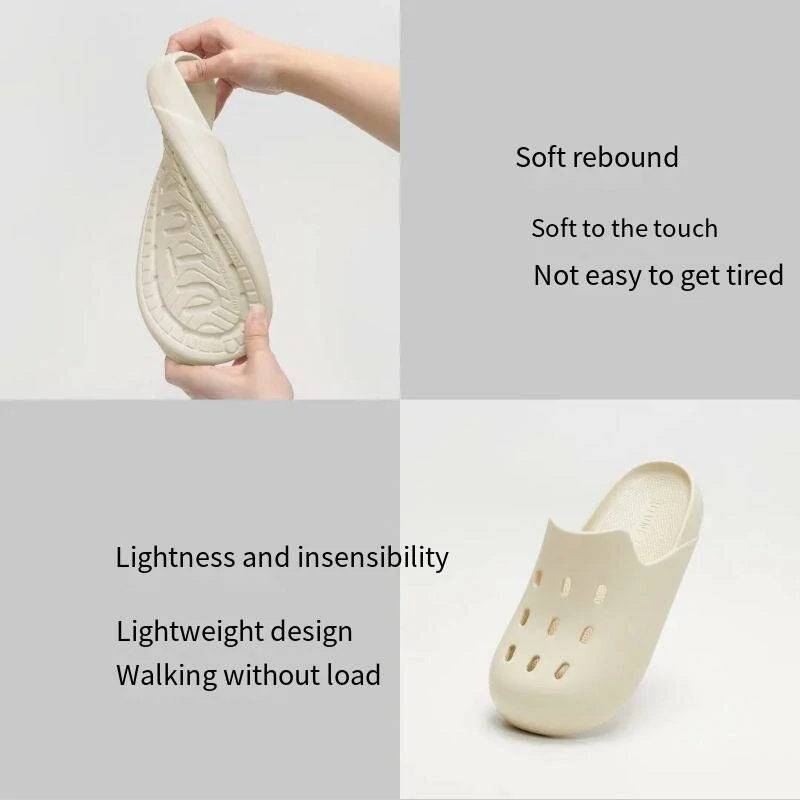 (image for) UTUNE High-Quality Non-slip Soft Sole Sandals Comfortable Breathable Outdoor Slippers Fashion Couple Shoes